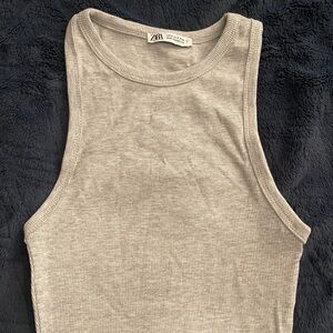 Zara tank top gray